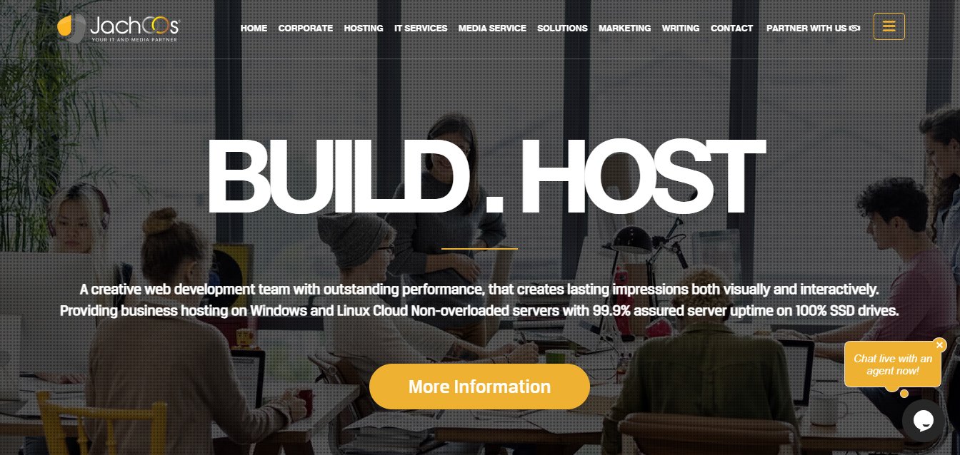 Jachoos — Corporate IT Solutions Website