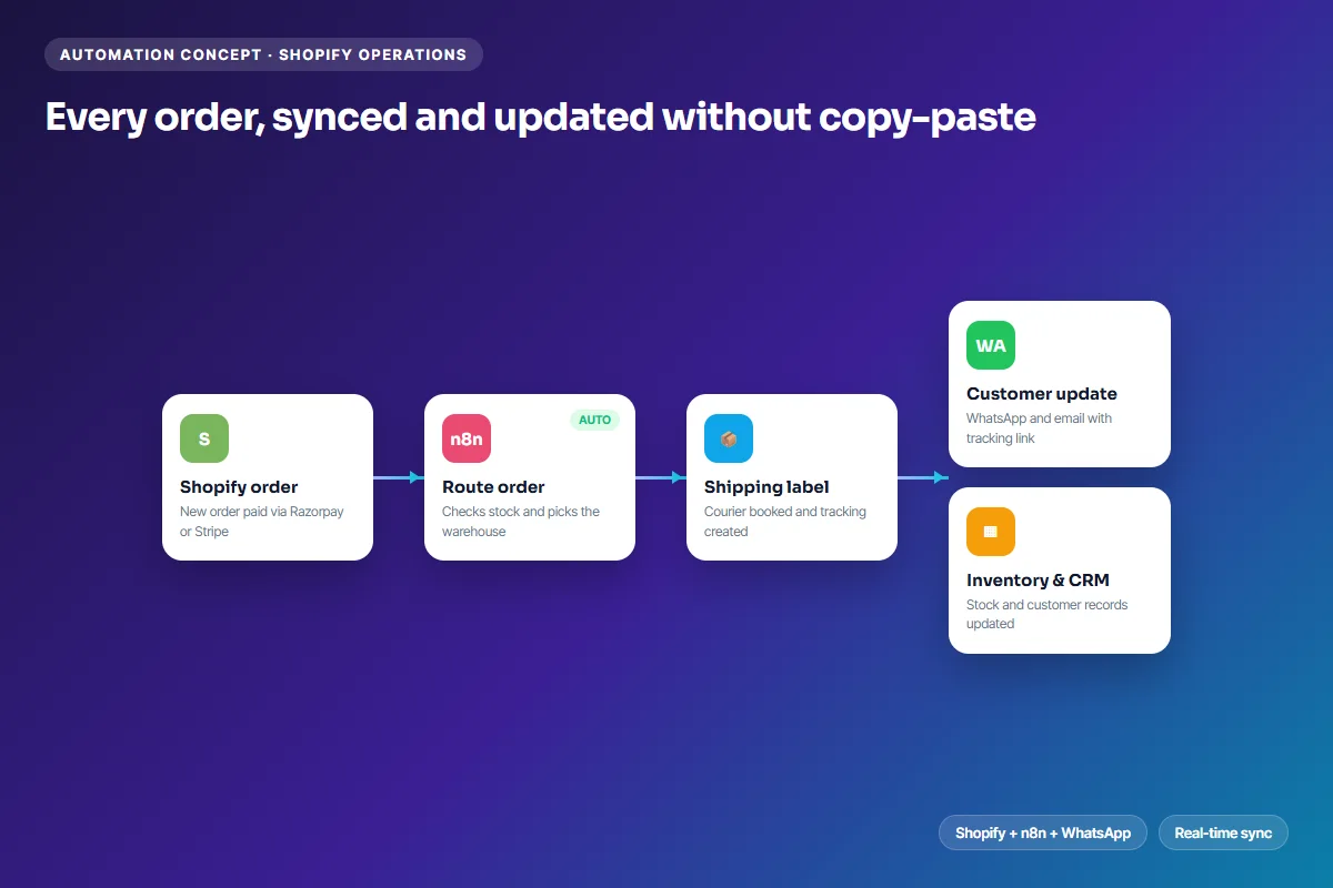 Shopify Order Automation (Automation Concept)